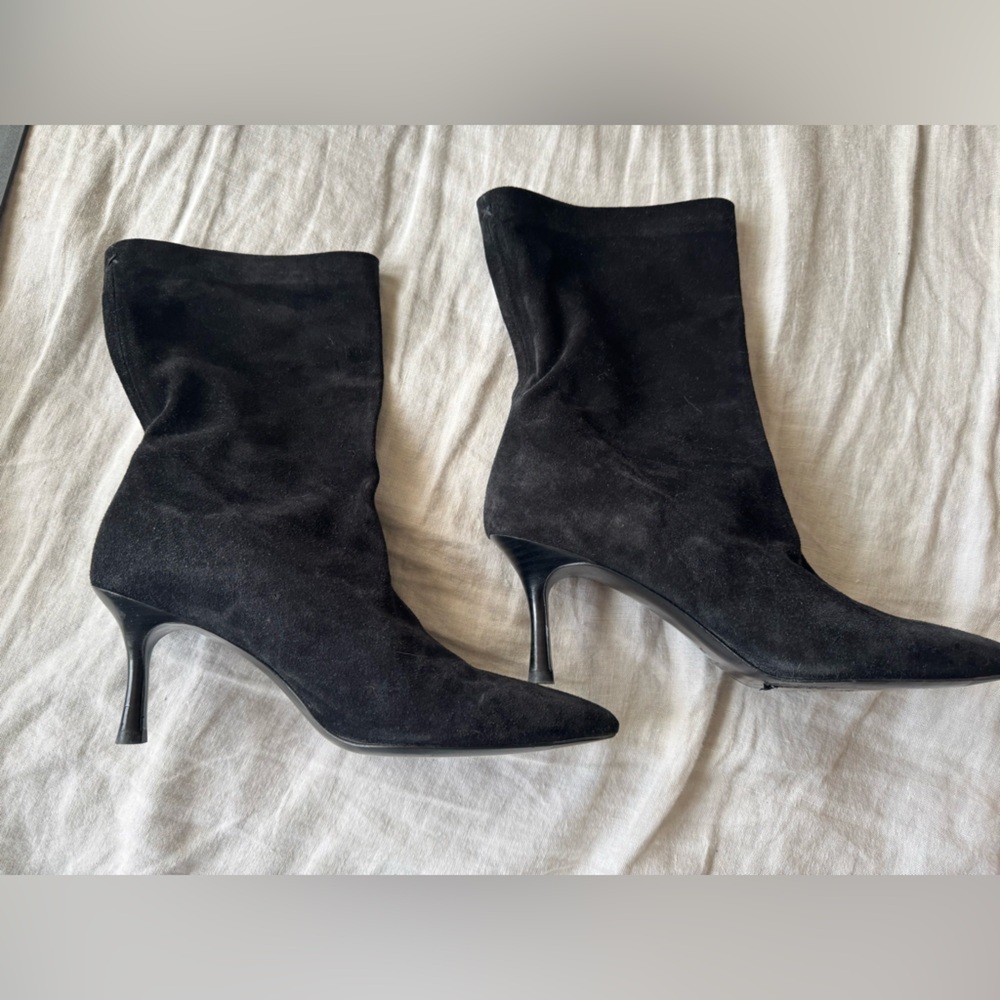 Rag and Bone Brea Slouch Boot in Black Suede - Picture 8 of 8